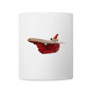 DC-10 Löschflugzeug - Tasse - Weiß - Vorne
