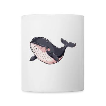 Wal Flosse Meeresleben - Tasse - Weiß - Vorne