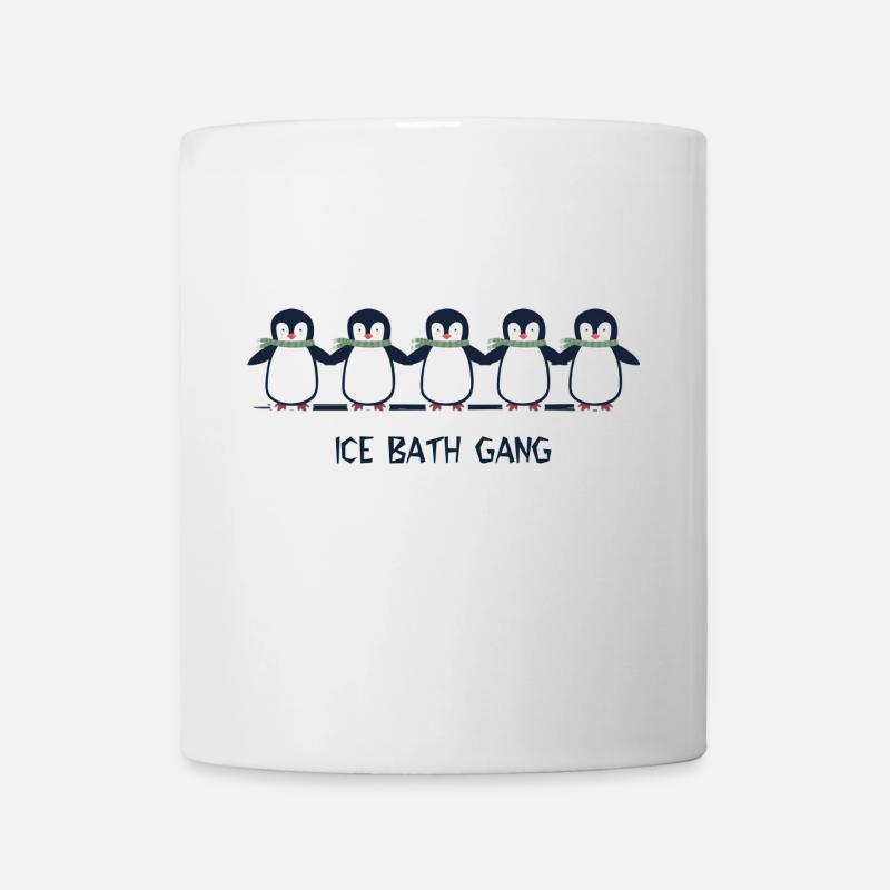 eisbaden winterbaden eisbader kältekick - Tasse - Weiß