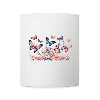 Magic of Butterflies - Art, Colors and Elegance - Mug - white - Front