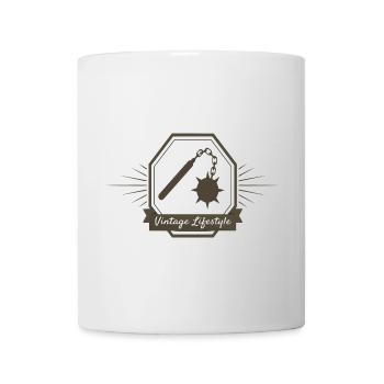 Vintage lifestyle - Mug - white - Front