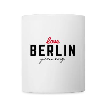 Berlin Deutschland Fan Flagge Design T Shirt - Tasse - Weiß - Vorne