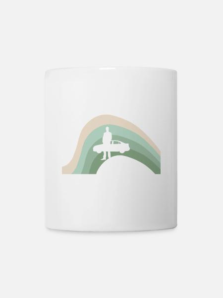 Autoverkaeufer Sportauto - Tasse - Weiß