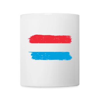 Coup de pinceau Drapeau néerlandais - Mug blanc - blanc - Devant