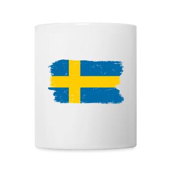 Coup de pinceau Trio de drapeaux hollandais - Mug blanc - blanc - Devant