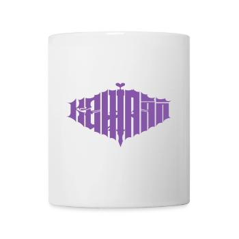 Kawaii Metal – Y2K x Heavy Metal Schriftzug - Tasse - Weiß - Vorne