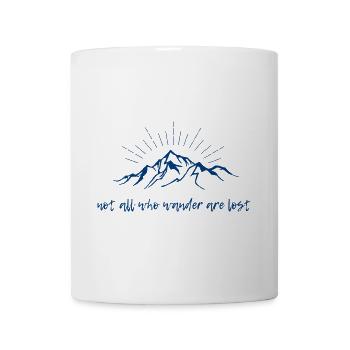 Not all who wander are lost - Tasse - Weiß - Vorne