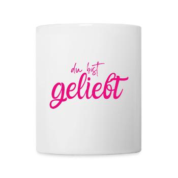 Du bist geliebt - Tasse - Weiß - Vorne