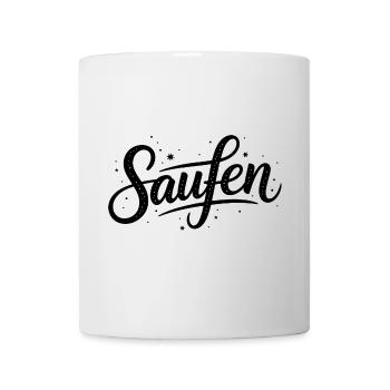 Saufen - Deutsche Bier Memes - Tasse - Weiß - Vorne