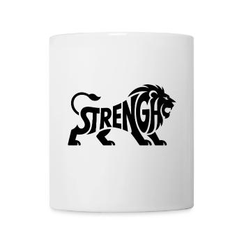 Strengh - Cool Lion Logo - Mug - white - Front