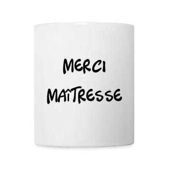 THANK YOU. MISTRESS. MASTER. THANK YOU MISTRESS - Mug - white - Front