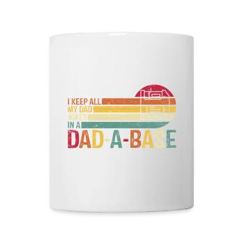 Retro Car Dad Joke T-Shirt Design - Mug - white - Front