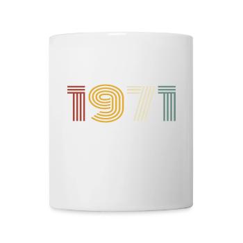1971 Retro Style 1971 Birthday 1971 Vintage - Mug - white - Front