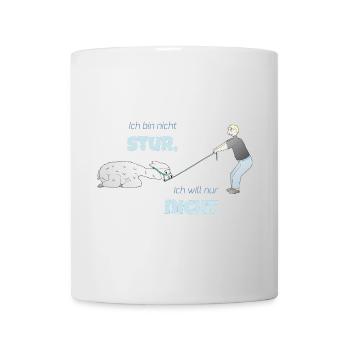 Lustiges Alpaka - Tasse - Weiß - Vorne