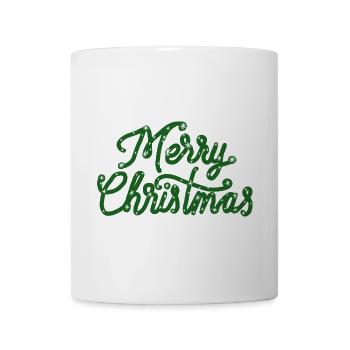 Schrift Merry Ch - Tasse - Weiß - Vorne