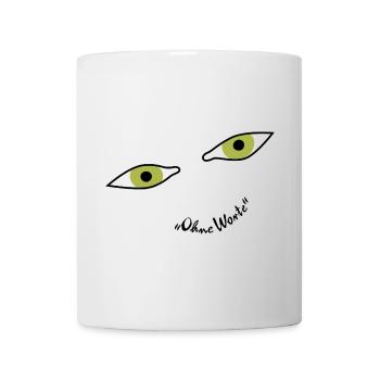 Ein lächelndes Gesicht das deine Sorgen vertreibt - Tasse - Weiß - Vorne