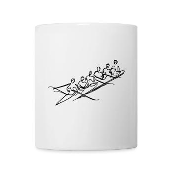 Rudermannschaft - Tasse - Weiß - Vorne