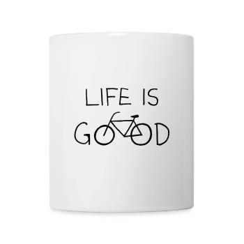 LIFE IS GOOD - Mug - white - Front