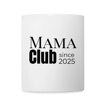 Mom Club – seit 2025 offiziell dabei - Tasse - Weiß - Vorne