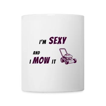 Je le tonds - Chemise drôle d’entretien de pelouse - Mug blanc - blanc - Devant