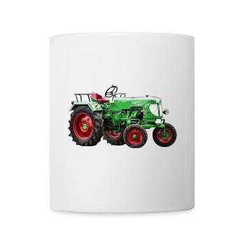 ADN du tracteur - Mug blanc - blanc - Devant