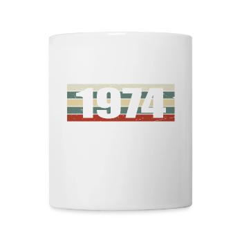 1974 Jahrgang 1974 Geschenk 1974 Geburtstag 1974 - Tasse - Weiß - Vorne