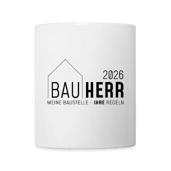 Builder 2026 - Mon chantier VOS règles - Mug blanc - blanc - Devant