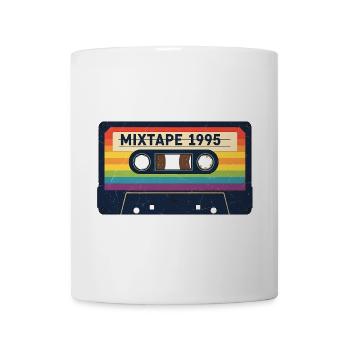 Mixtape 1995 Cassette Rétro Rainbow Vibes Musique - Mug blanc - blanc - Devant