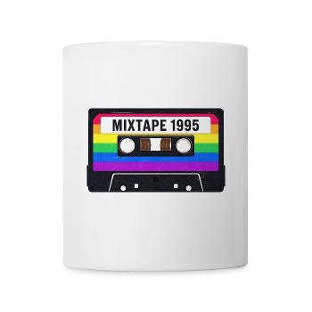 Kassette Mixtape 80s 90s Nostalgie - Tasse - Weiß - Vorne