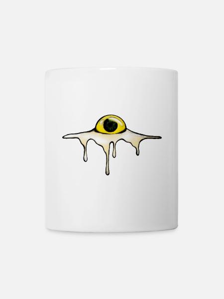 Fried Eye – Sunny Side Creepy - Tasse - Weiß