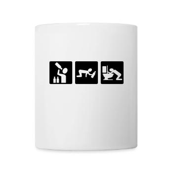 alcool - Mug blanc - blanc - Devant