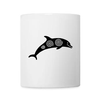 Delfin - Tasse - Weiß - Vorne