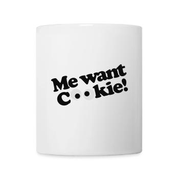 Ich will Plätzchen! - Tasse - Weiß - Vorne