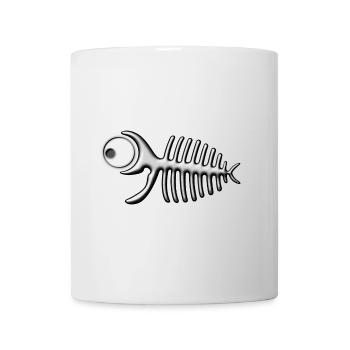 Arête de poisson - Mug blanc - blanc - Devant
