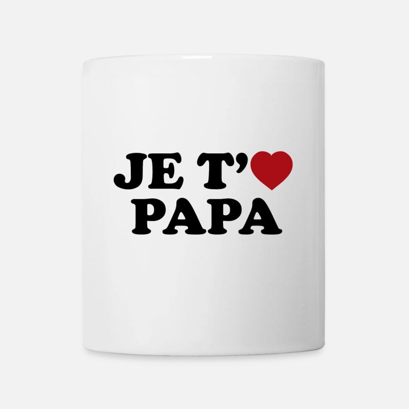 Je t'aime Papa - Mug blanc - blanc