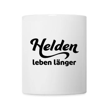 helden - Tasse - Weiß - Vorne