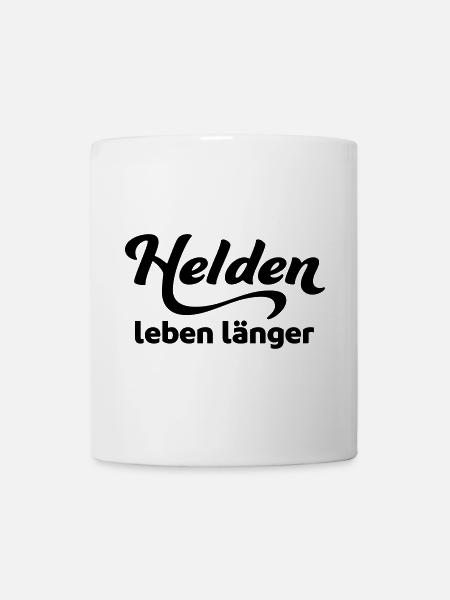 helden - Tasse - Weiß