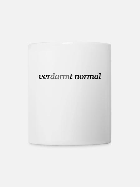 verDARMt normal - Tasse - Weiß