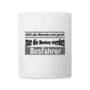 Busfahrer Bus Omnibus die besten Busfahrer (25) - Tasse - Weiß - Vorne