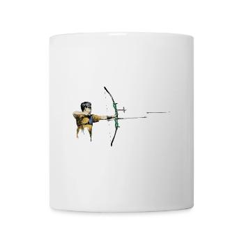 Bogenschütze - Tasse - Weiß - Vorne