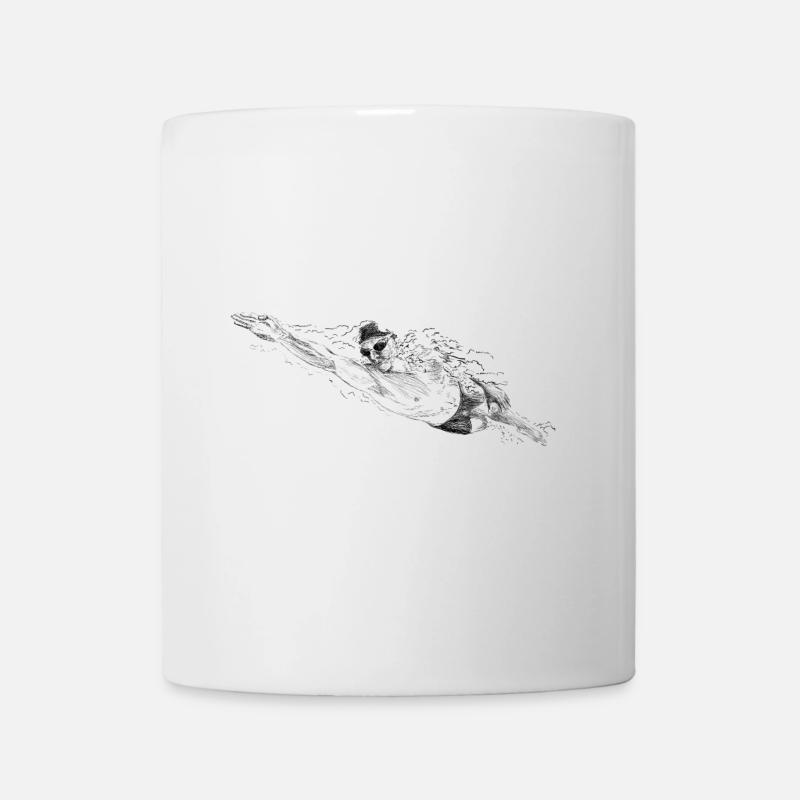 Swimmer - Mug - white