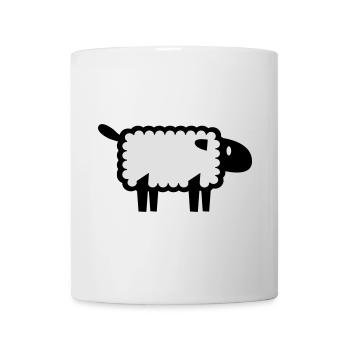 schaf - Tasse - Weiß - Vorne