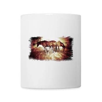 Horses - Tasse - Weiß - Vorne