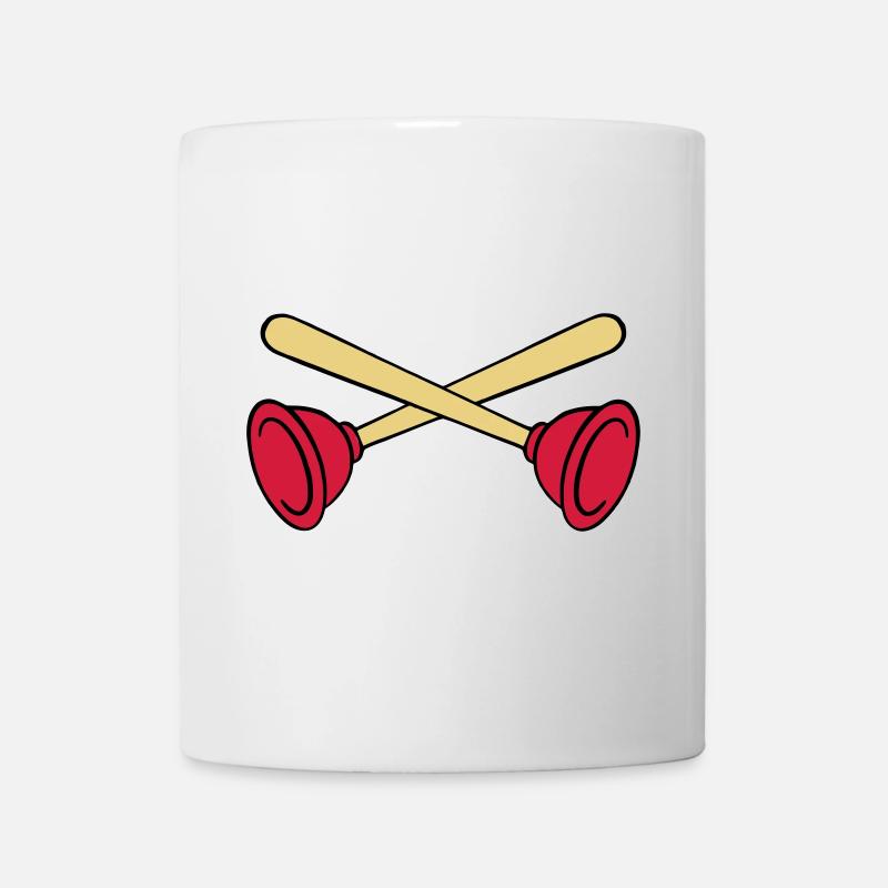 Pömpel crossed - Tasse - Weiß