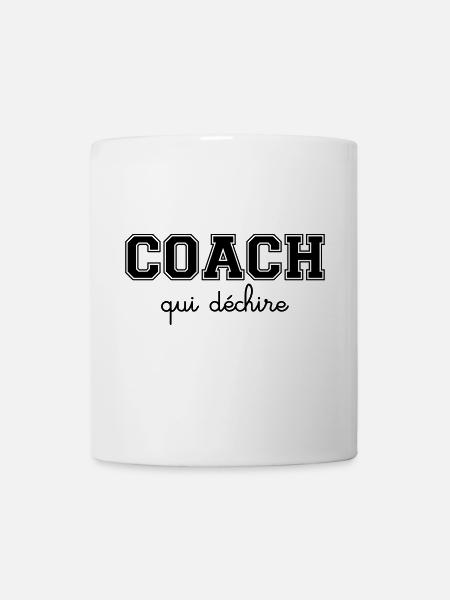 Coach Qui Déchire - Mug blanc - blanc