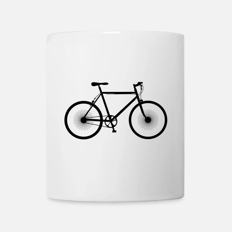 Fahrrad - Bike - Logo - Tasse - Weiß