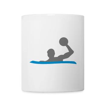 Water-polo - Mug blanc - blanc - Devant