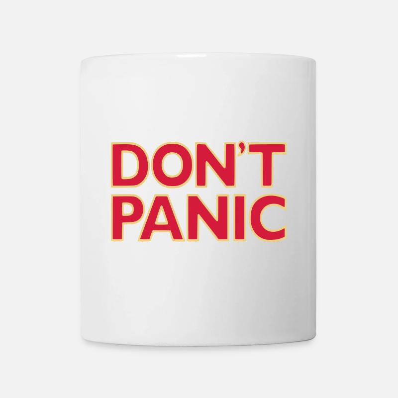 don't panic - Mug - white