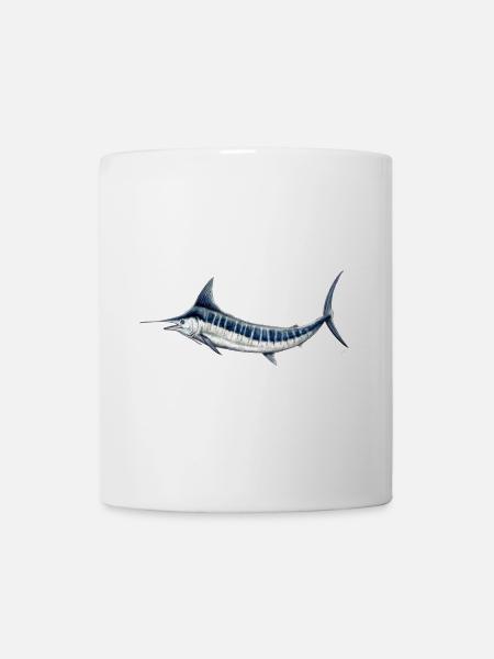 Blue Marlin - marlin bleu - Espadon - Poisson - Mug blanc - blanc