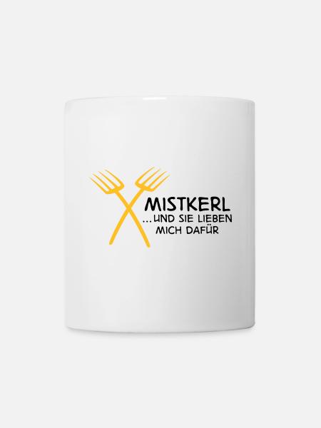 2541614 15142795 mistkerl - Tasse - Weiß